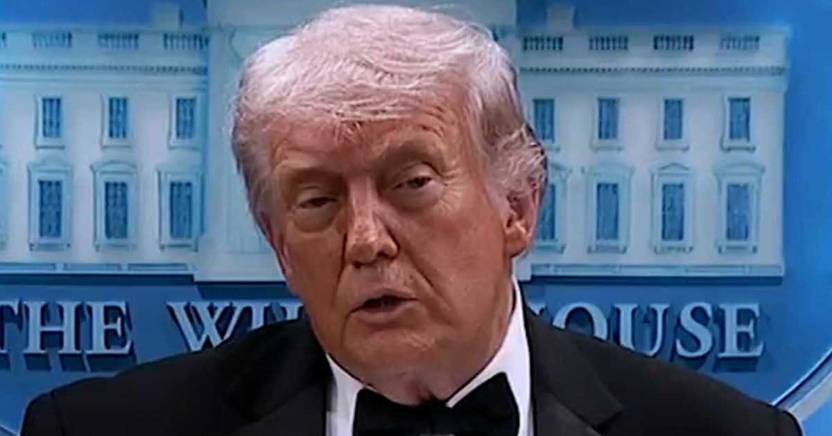 Trump Recalls Hearing Gunshots At Whcd