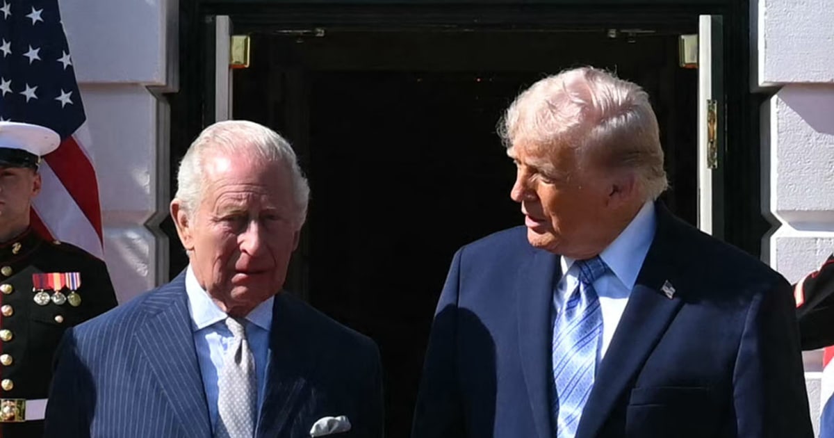 Trumps welcome King Charles and Queen Camilla