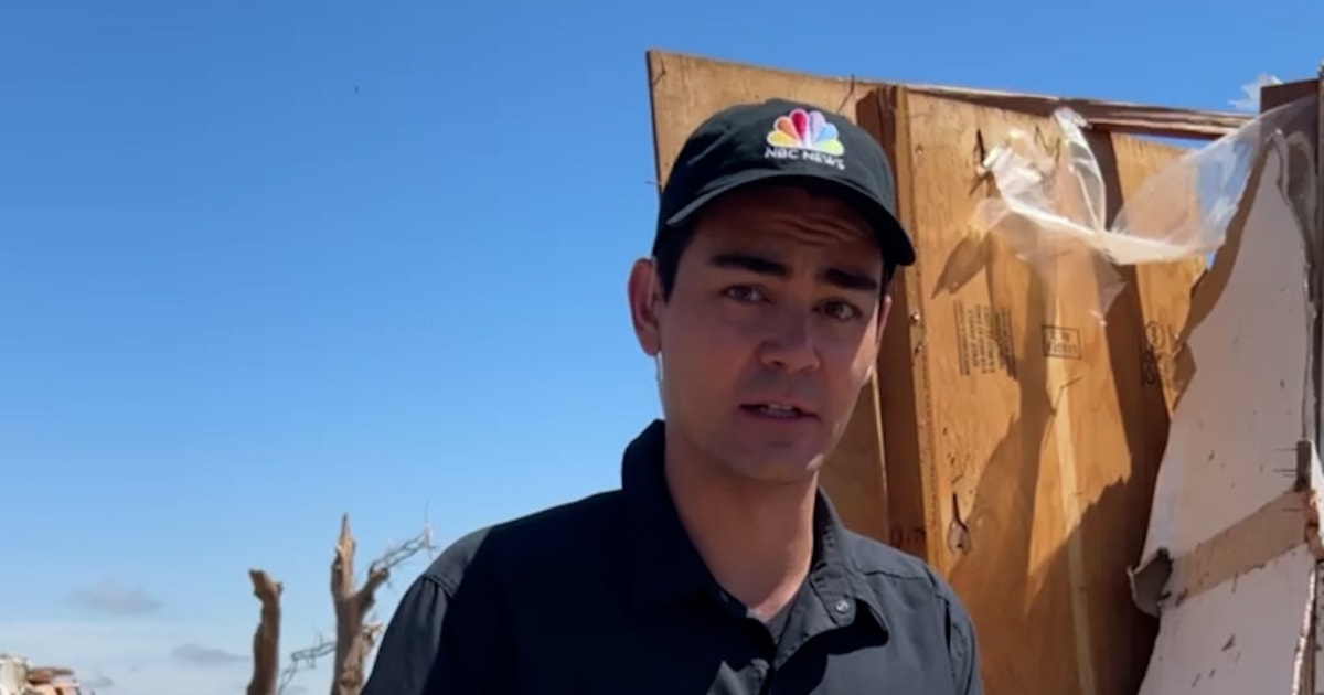 What a city in Oklahoma looks like after a tornado