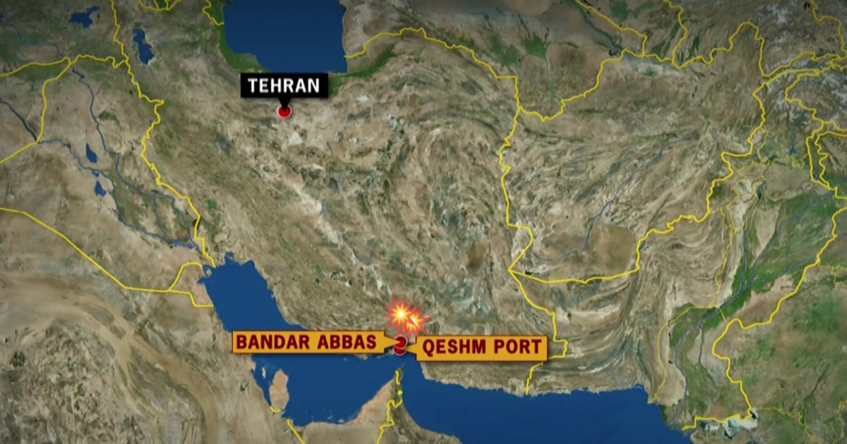 U.S. strikes two locations in Iran near Strait of Hormuz