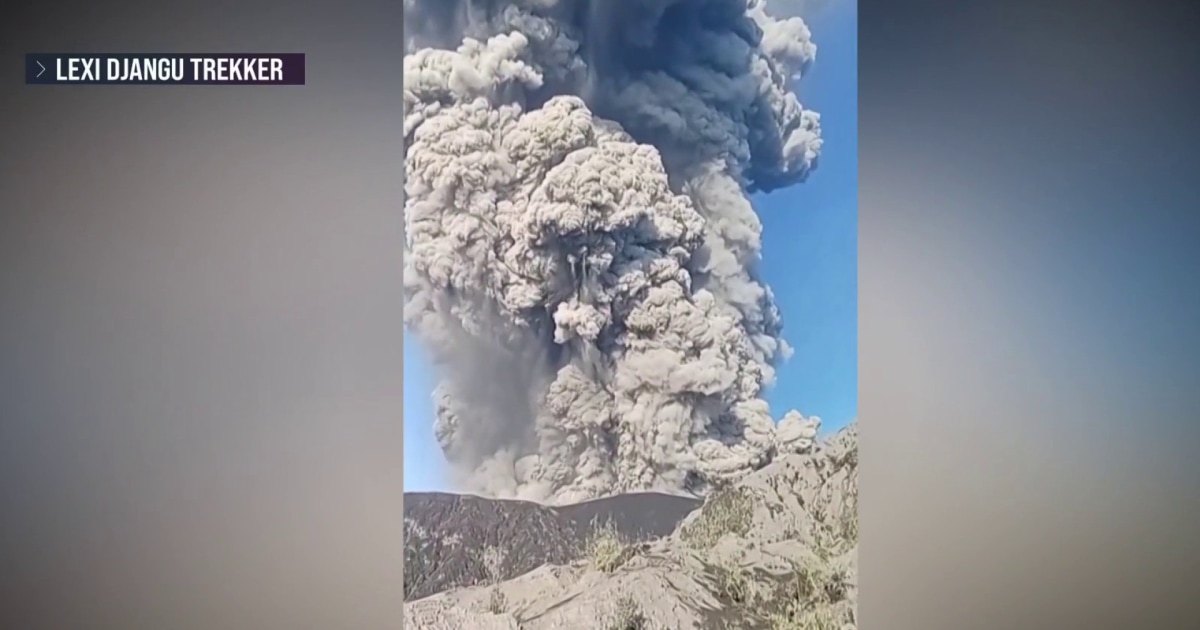 Deadly volcano eruption in Indonesia