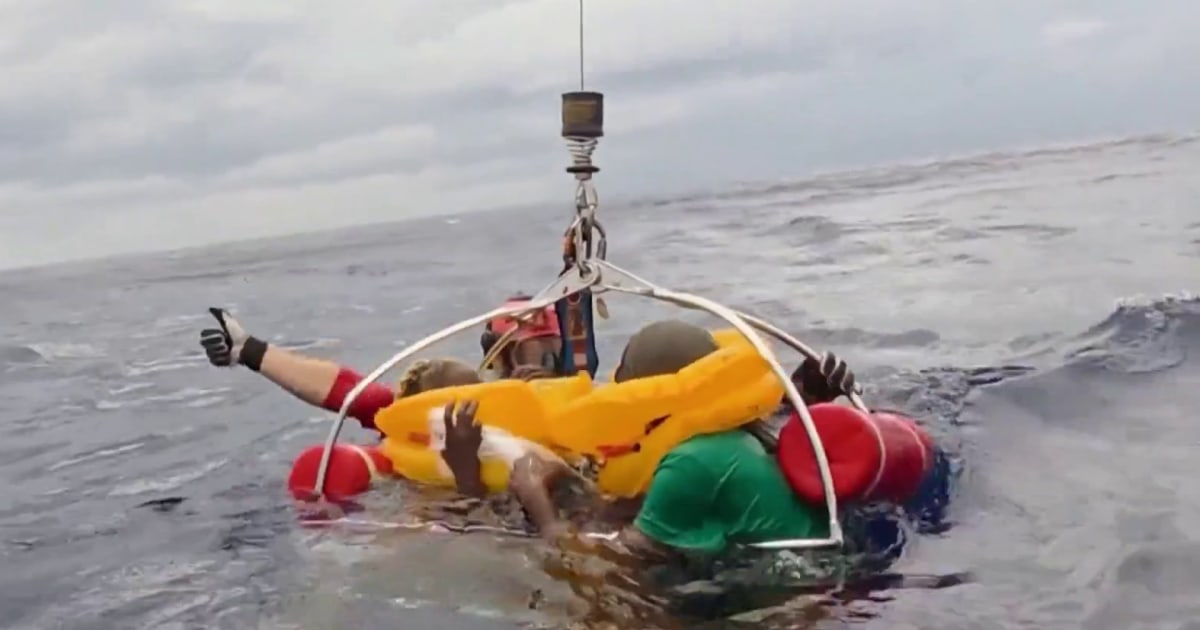 Disaster Rescue Flight Image New video shows incredible rescue of plane crash survivors