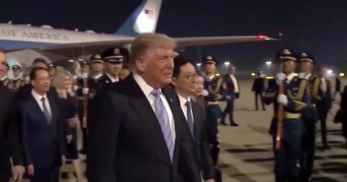 Trump Arrives In China For High-stakes Summit - Beritaja