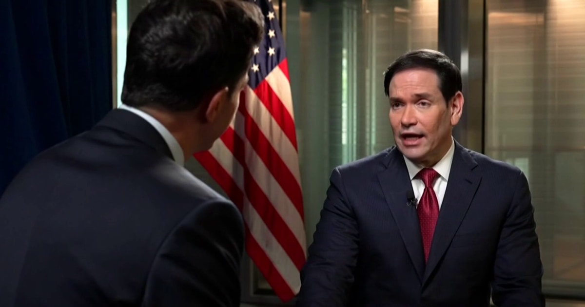 Marco Rubio says 'we're not asking for China's help' with Iran