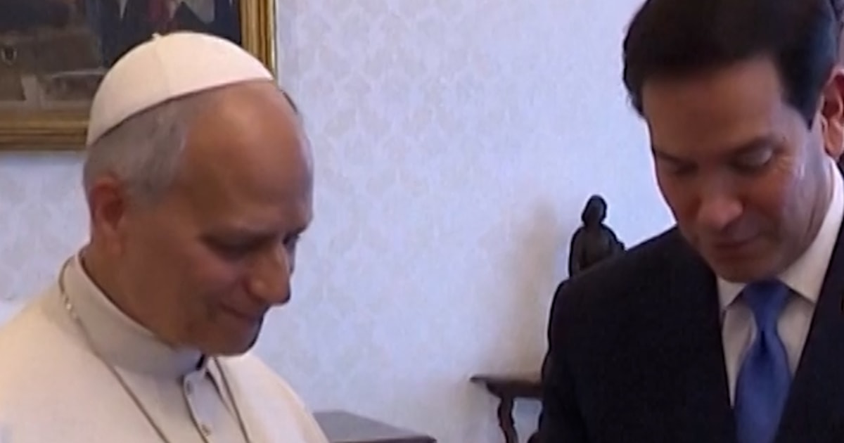 Pope Leo Meets Secretary Of State Rubio At The Vatican - Beritaja