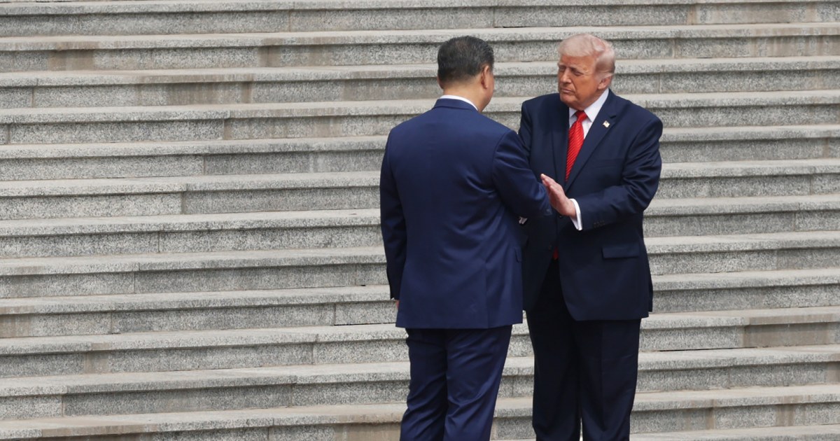 Trump Shakes Hands With Xi At Start Of Historic U.s.-china Summit - Beritaja