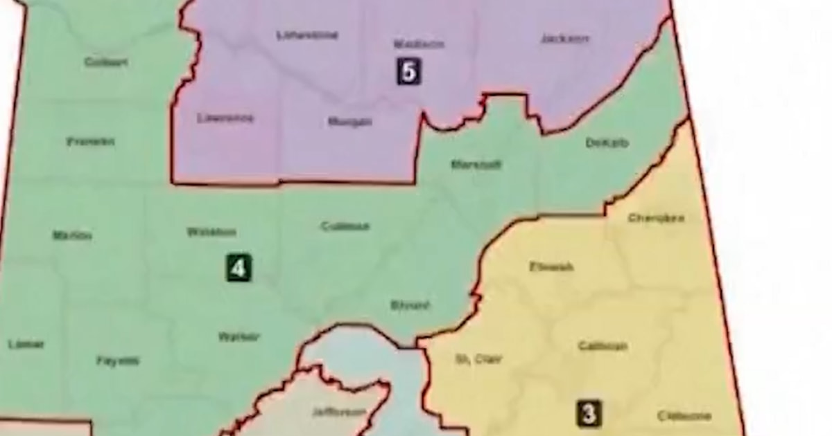 Alabama blocked from using GOP-drawn congressional map