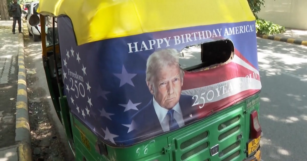 U.S. Embassy in India rolls out “Happy Birthday America” rickshaws