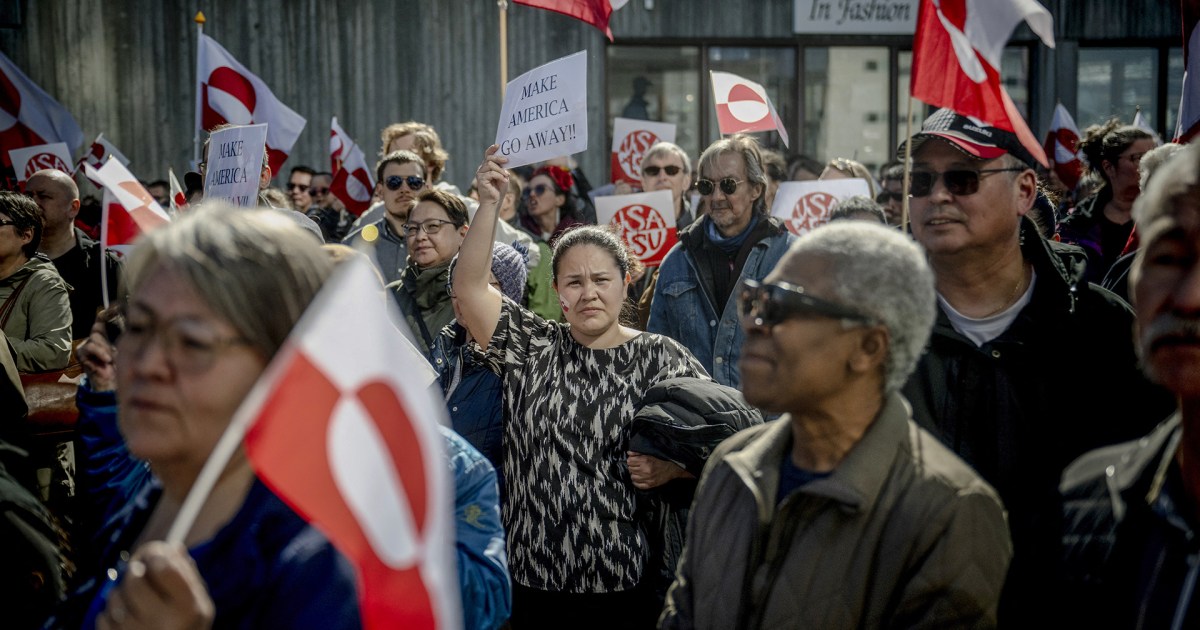 Greenlanders protest against Trump as the U.S. opens new consulate