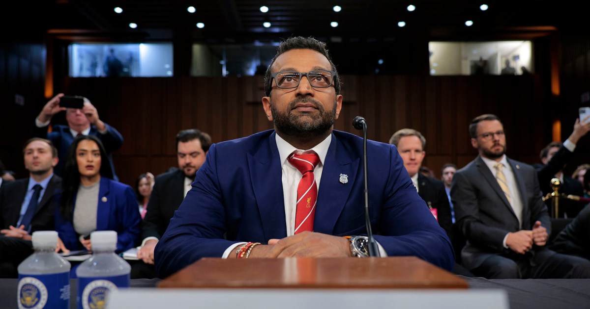 FBI Director Patel and law enforcement officials testify at Senate hearing