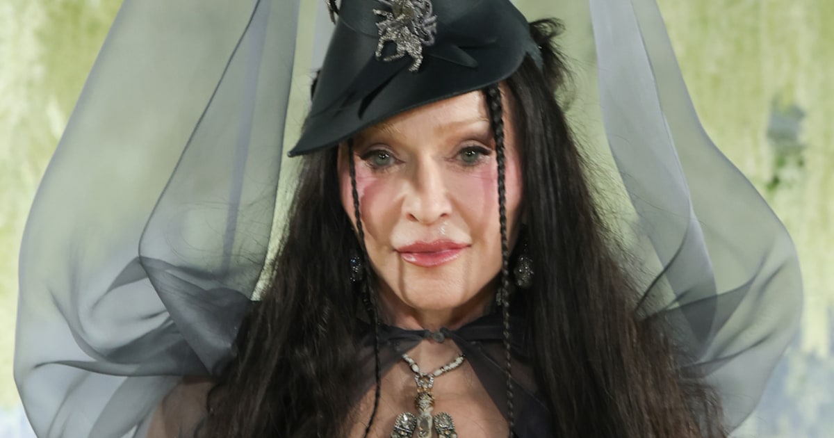 Madonna Wows In Ethereal Black Saint Laurent Dress - Beritaja