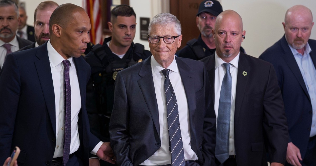 Bill Gates questioned about ties to Epstein by House committee