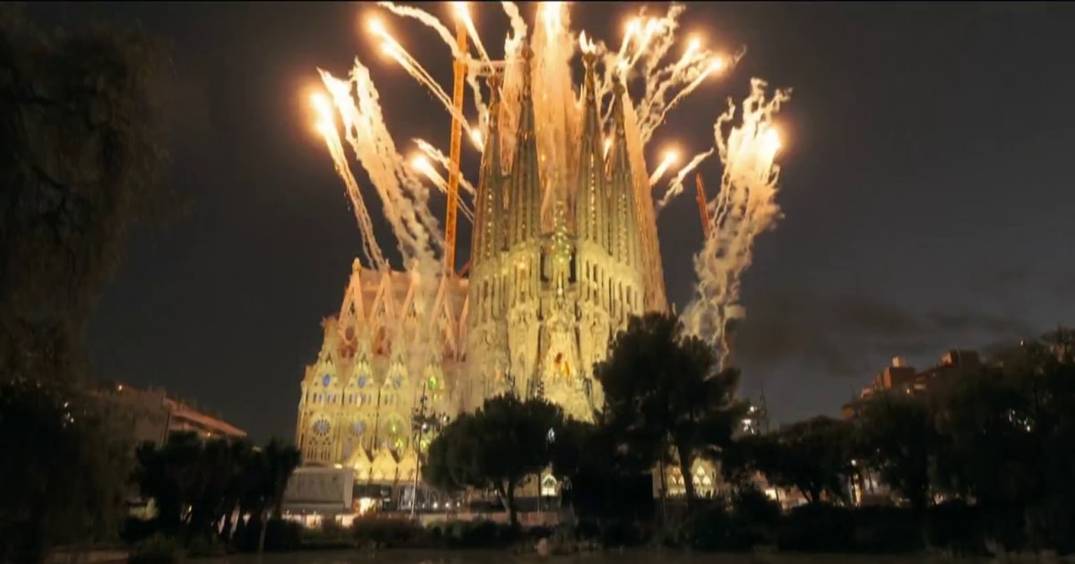 Pope Leo blesses world’s tallest church
