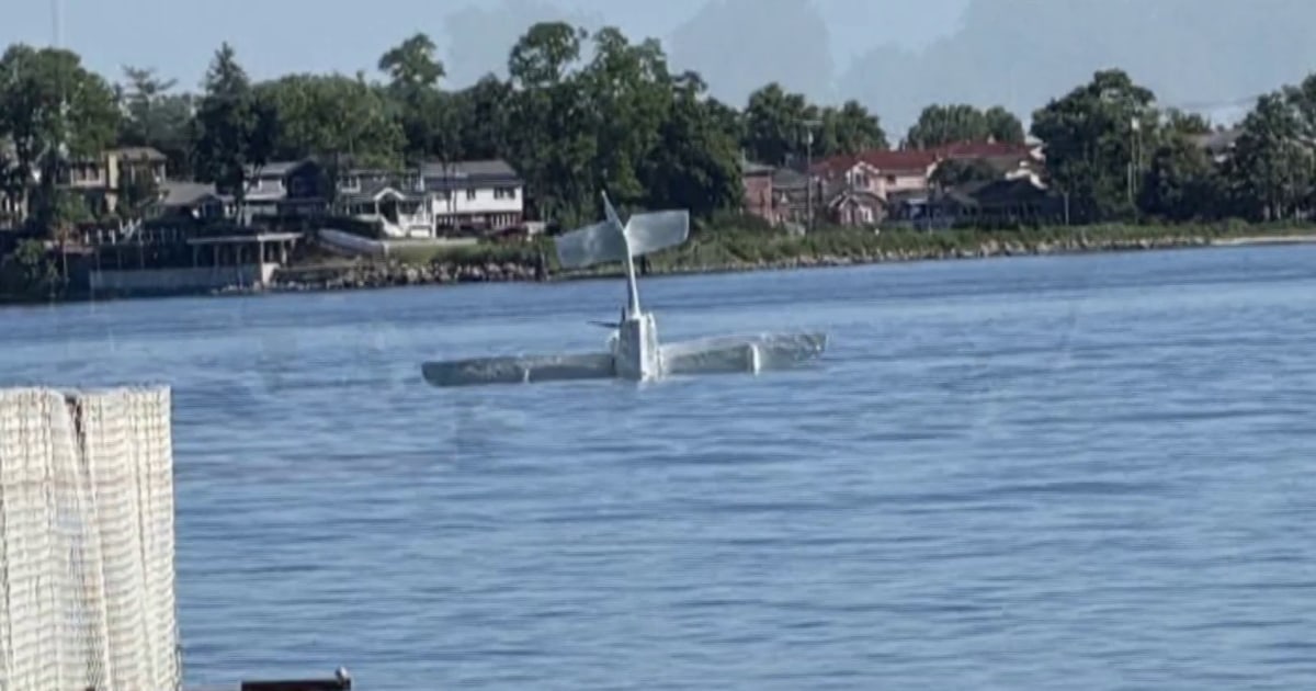 Seaplane Makes Hard Landing in East River, Eight People Rescued