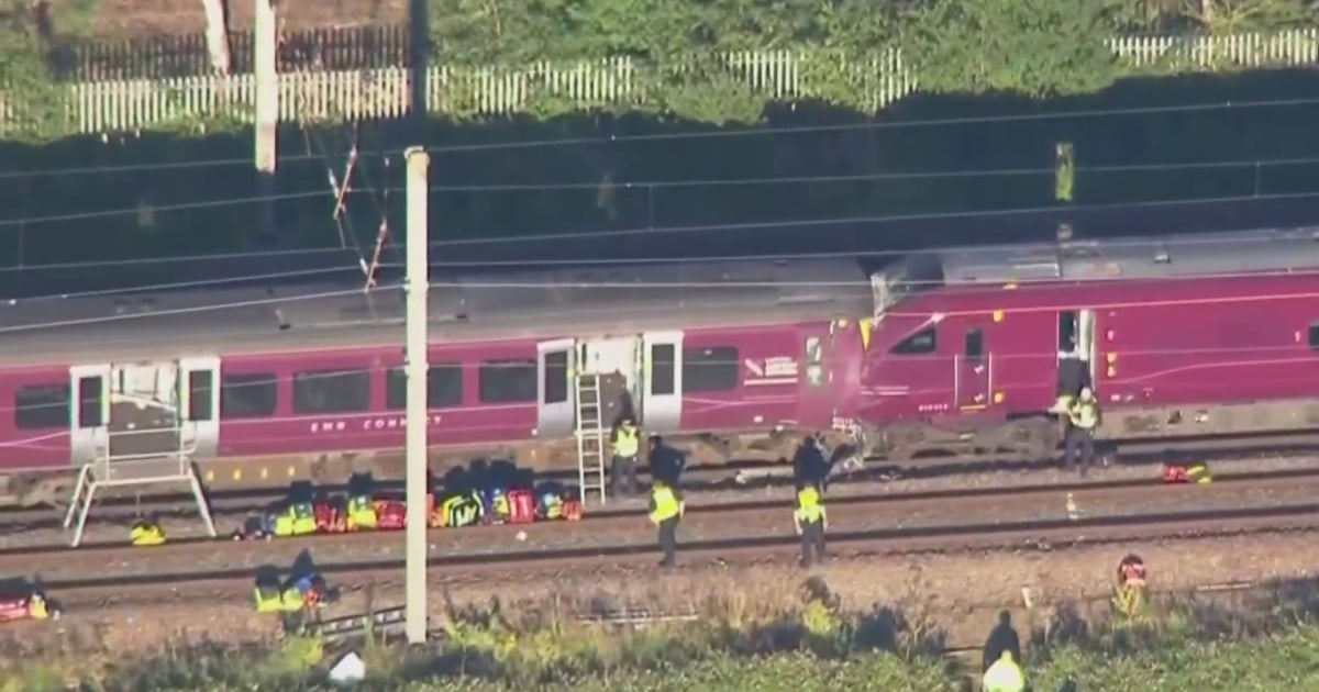 Two Trains Collide Near Bedford, Killing Driver and Injuring 33