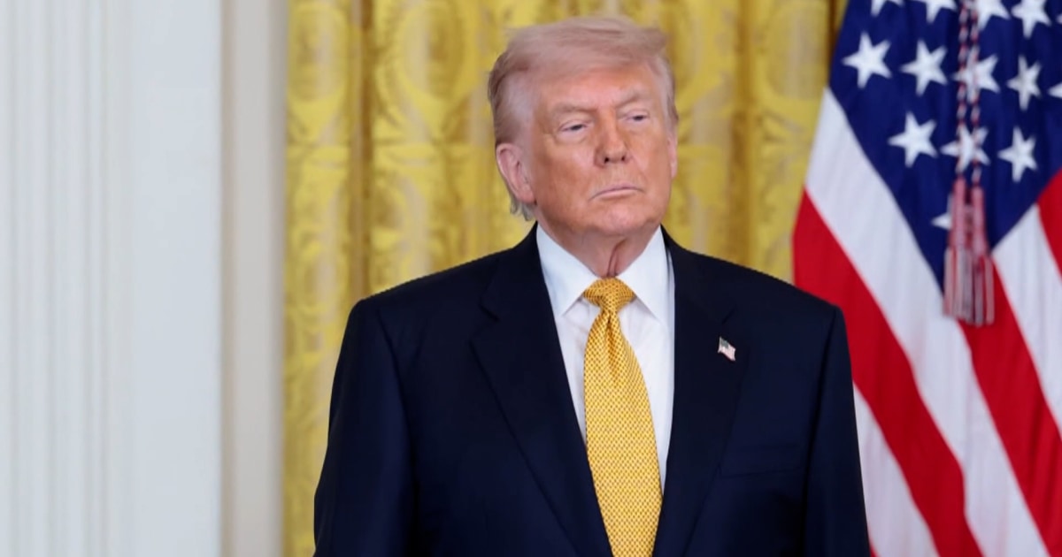Trump states that Iran halting negotiations regarding the conflict would be acceptable.