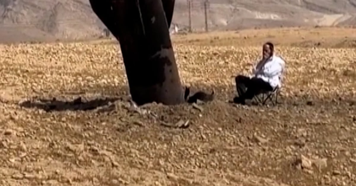 Iranian Missile Strikes West Bank