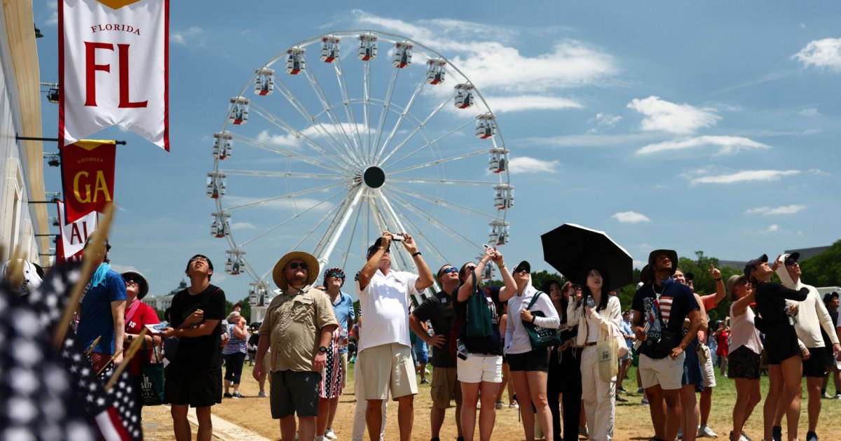 July Fourth events in Washington face heat and storm monitoring