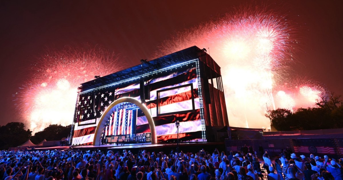 850,000 Fireworks Shells Launched Over National Mall on July 4