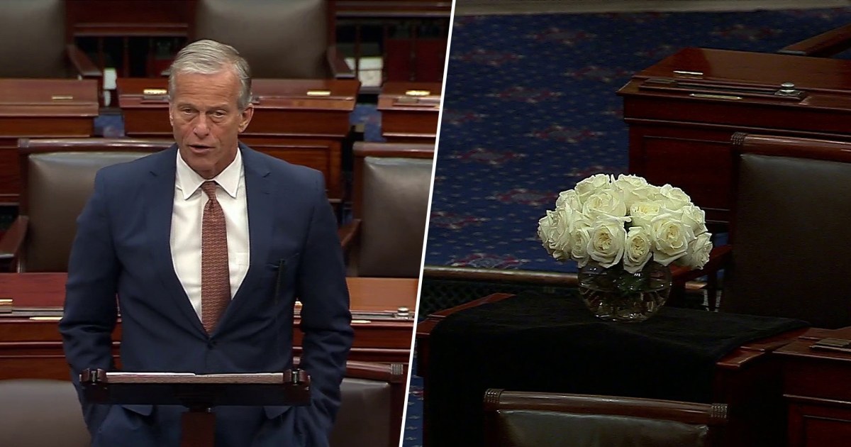 Senate Majority Leader Thune remembers Lindsey Graham in speech on Senate floor