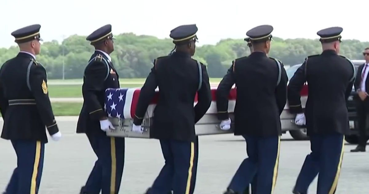 Trump escalates threats on Iran as he attends dignified transfer of fallen soldiers