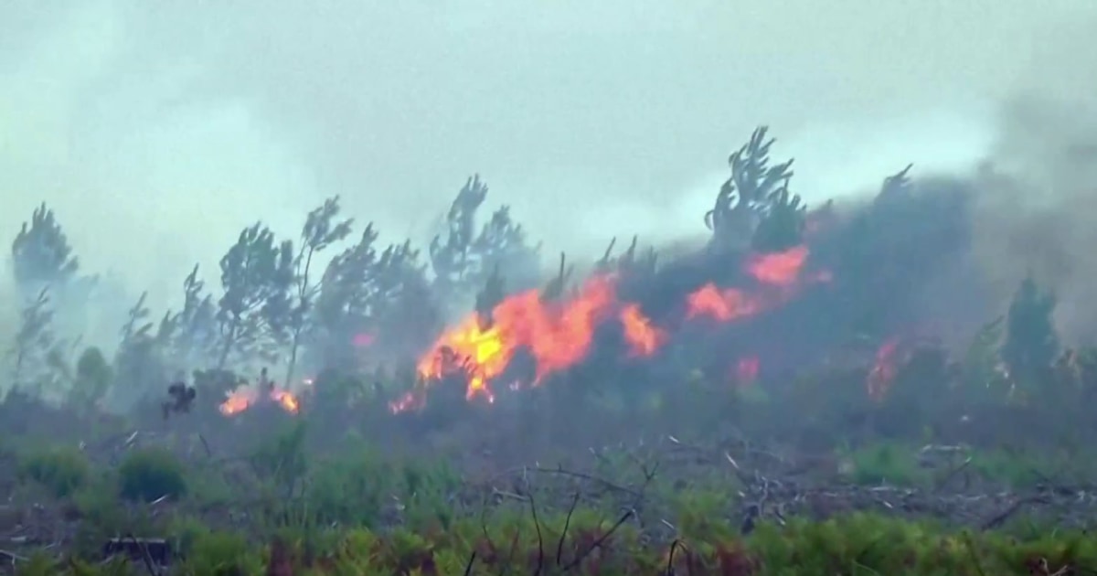 Firefighters face unrelenting battle with flames