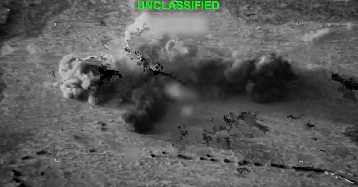 U.S. military releases video of latest strikes on Iran
