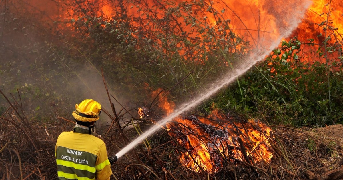 Wildfires burn in Europe as severe weather hits U.S.