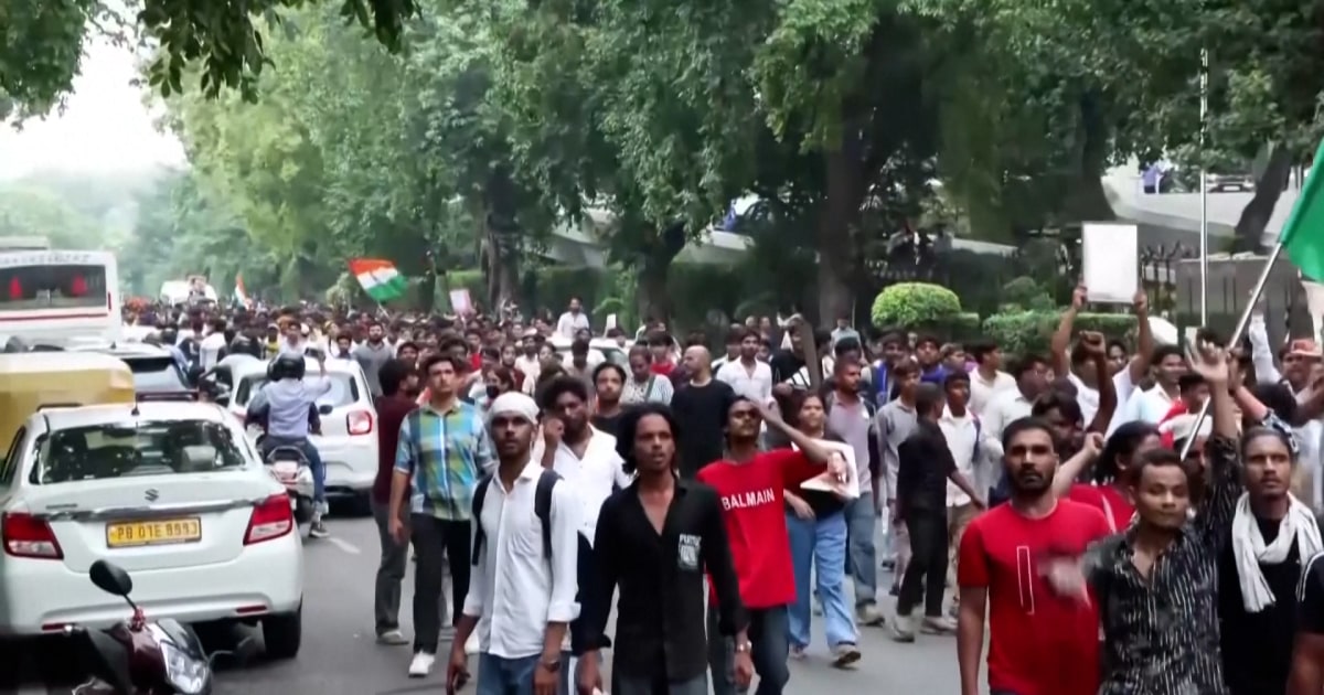 Milhares de manifestantes se reúnem enquanto o movimento do Partido das Baratas da Índia se intensifica