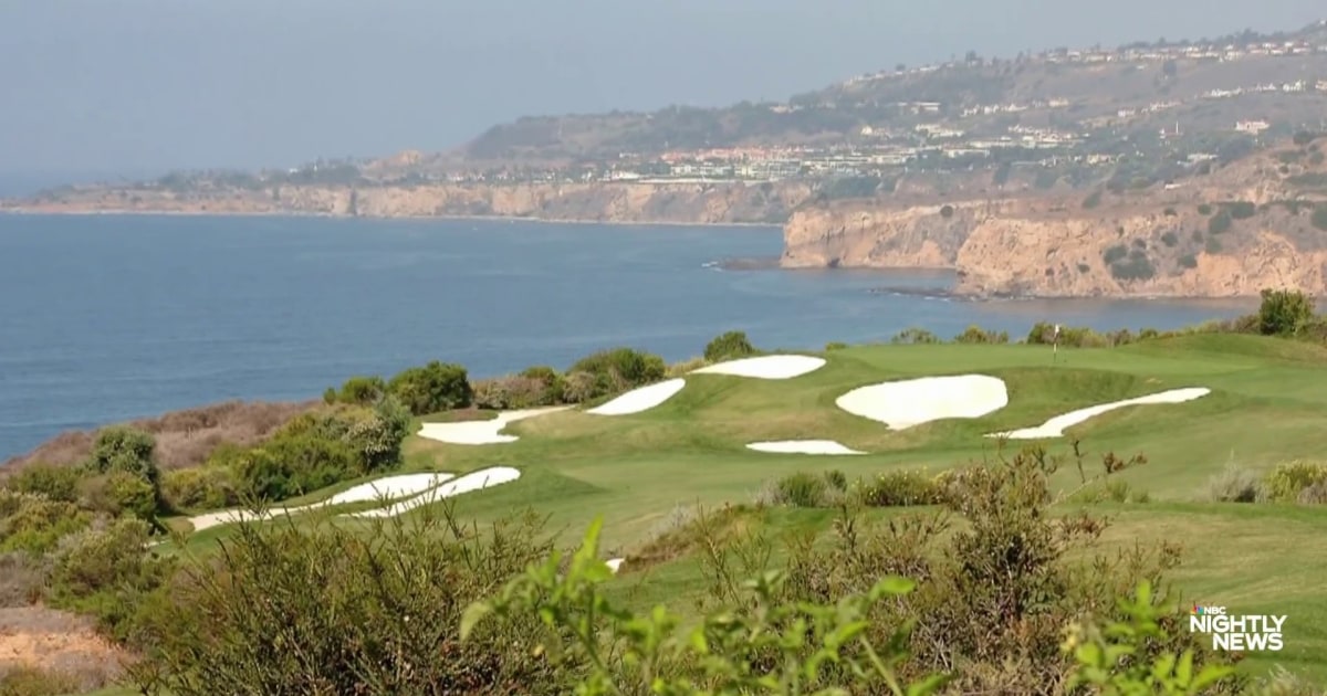 Armed man arrested at Trump golf course
