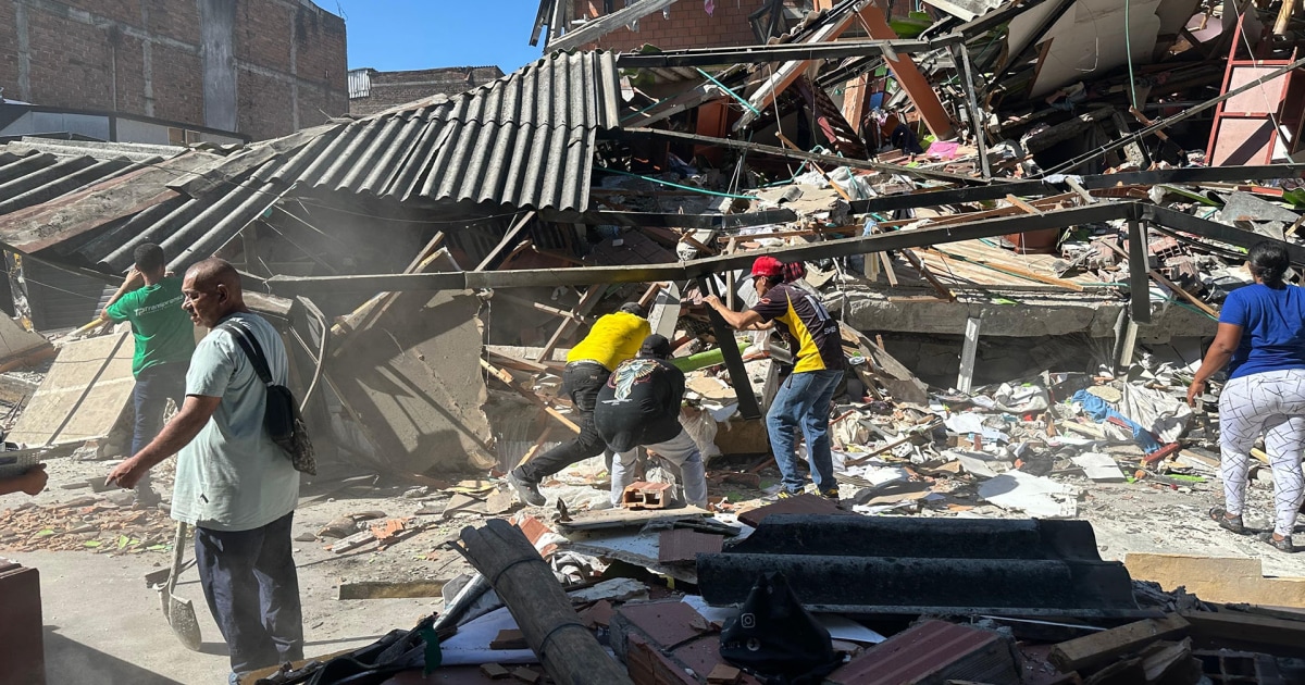 Watch: Videos capture the moment a 7.4-magnitude earthquake strikes Colombia