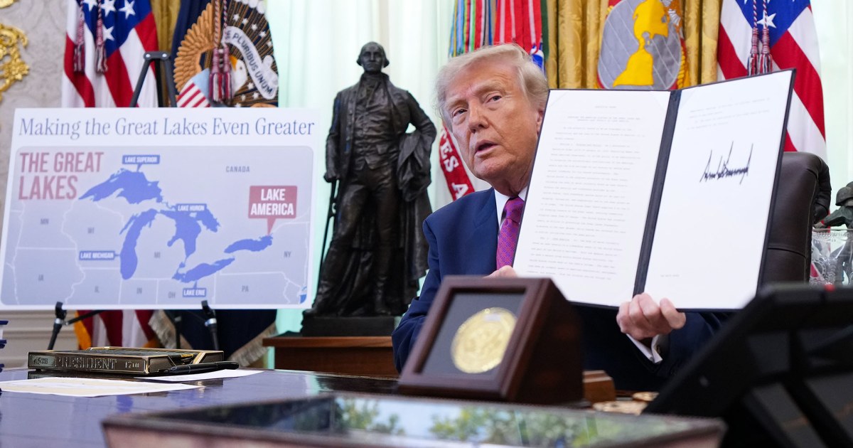 Trump Signs Executive Order Renaming Lake Ontario to Lake America Amid Trade War - News Directory 3