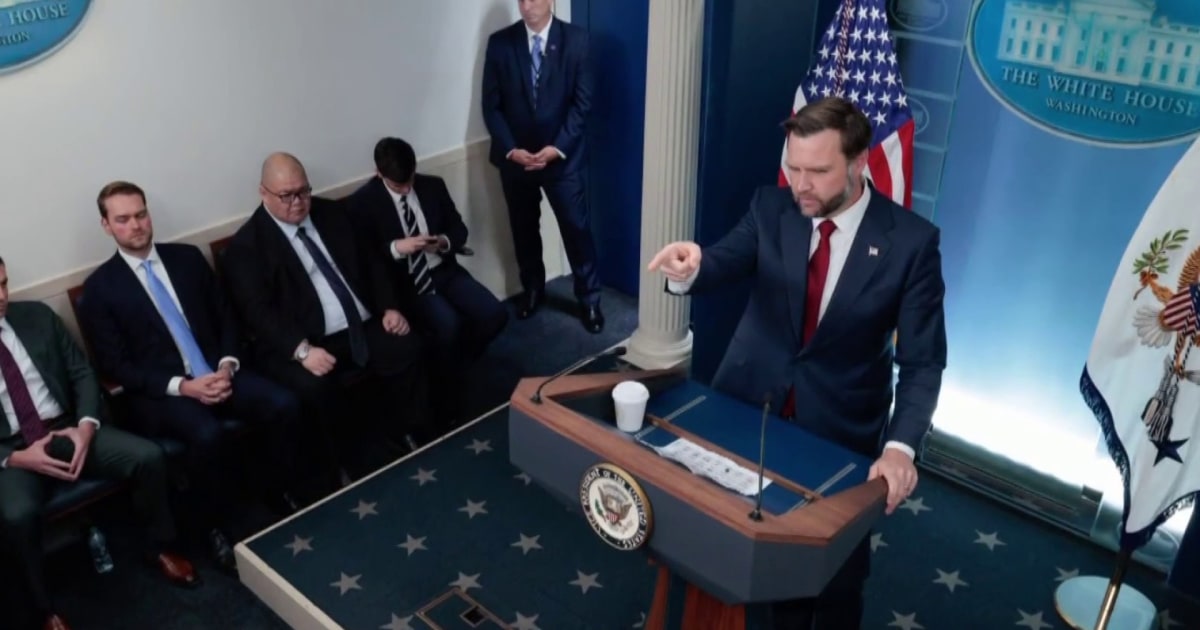 Vance says conflict with Iran is not a ‘war’