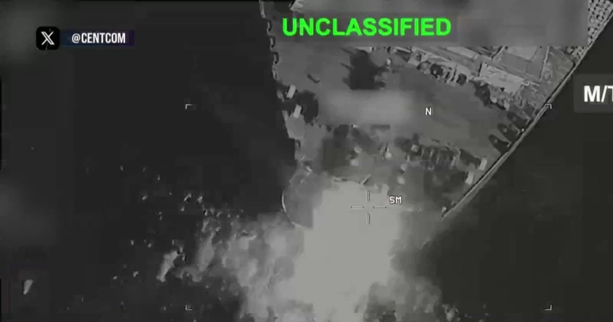 U.S. strikes Iran oil tankers after Iran fires at Naval ships