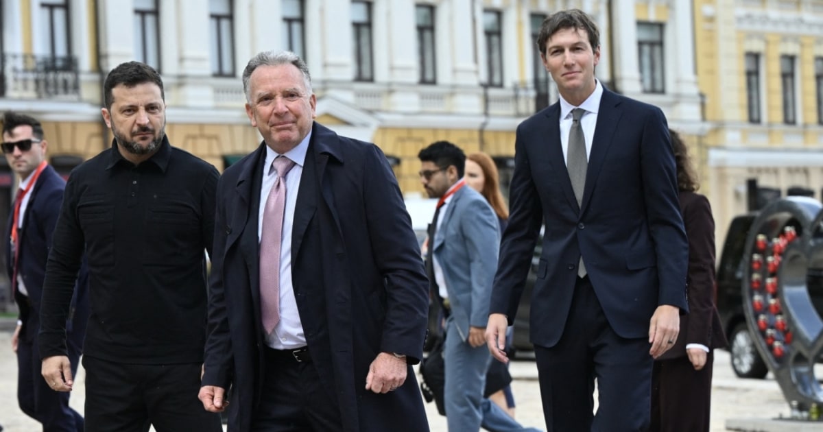 Witkoff and Kushner travel to Russia and Ukraine