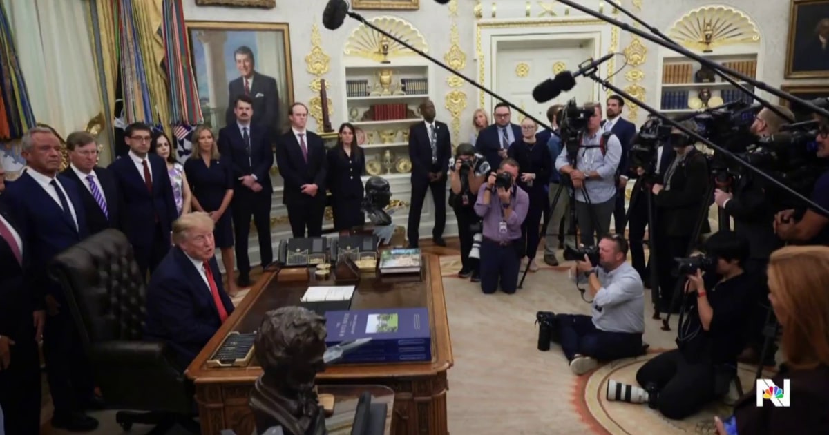 Trump bars CNN, Politico and MS NOW from White House