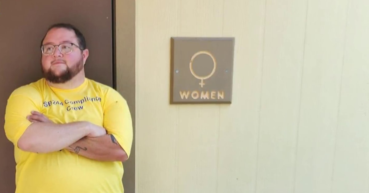 Trans men in Kansas protest state's bathroom law by following it and using women's restrooms