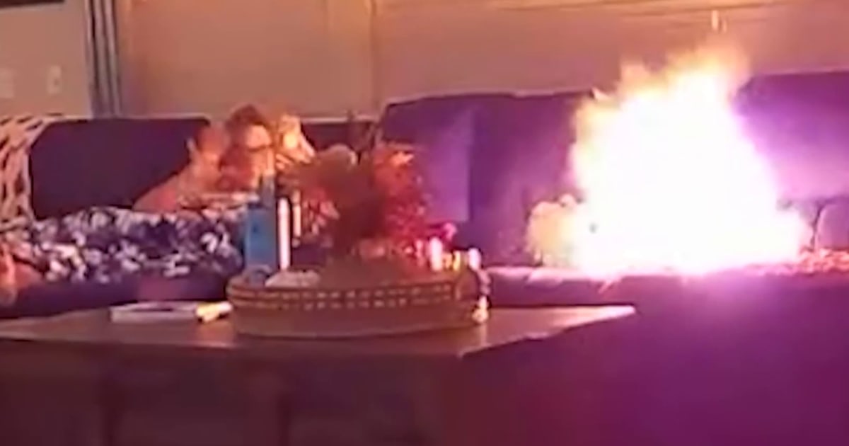 Portable phone charger explodes on camera inside California home