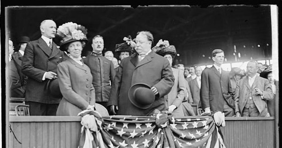 Presidents & the first pitch of baseball season