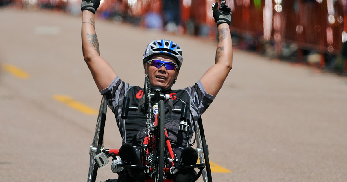 Fighting for gold in the Wounded Warrior Games