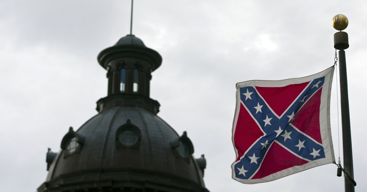 If the confederate flag won't come down now, when?