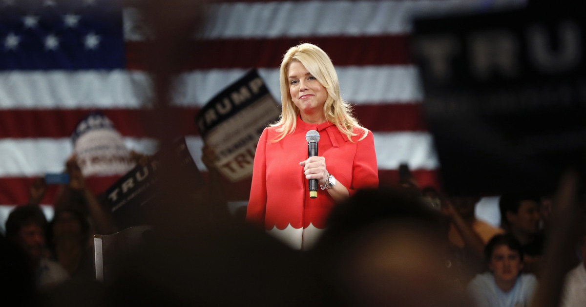 Despite earlier controversy, Pam Bondi joining Team Trump