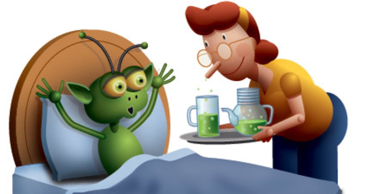 Aliens in the guest room