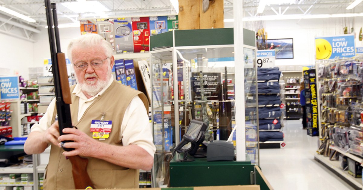 WalMart to log guns sold, then used in crimes