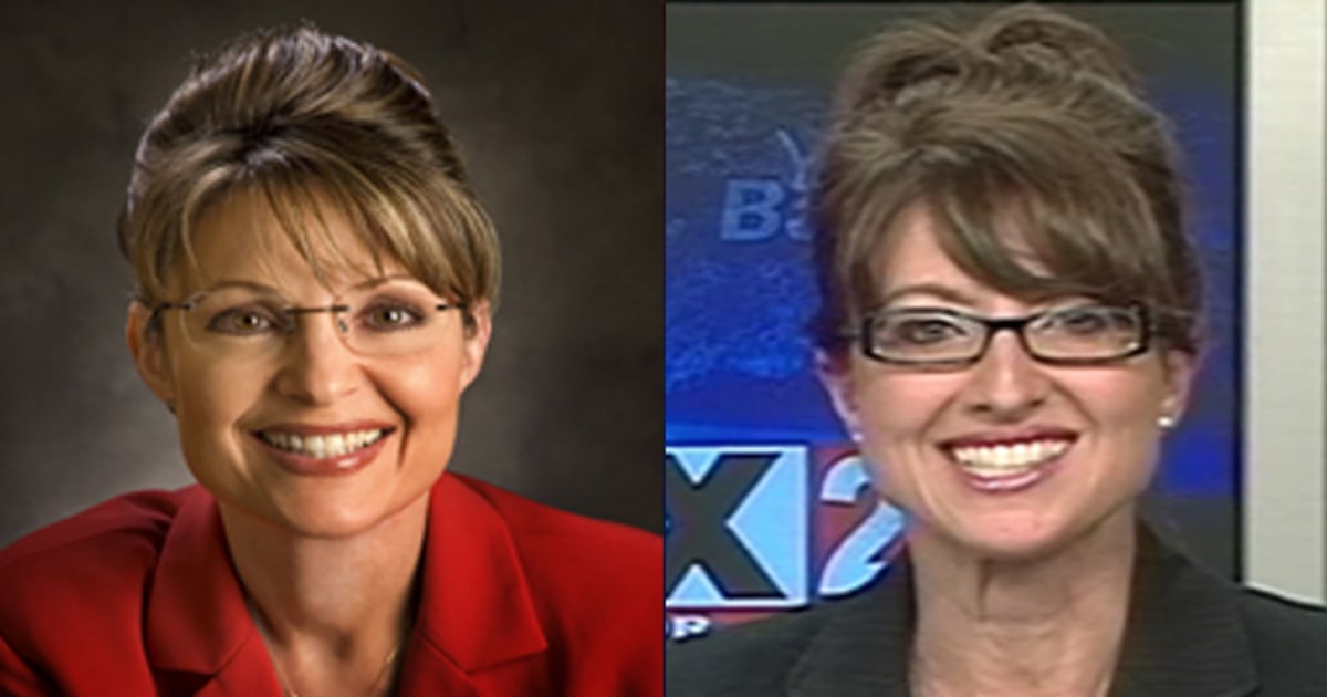 A television news anchor in Maine who looks a lot like Sarah Palin says she...