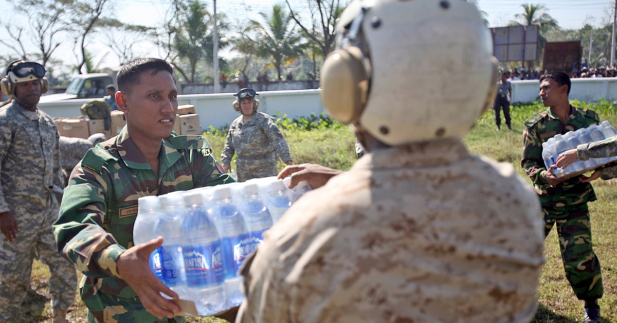 U.S. aid arrives in beleaguered Bangladesh