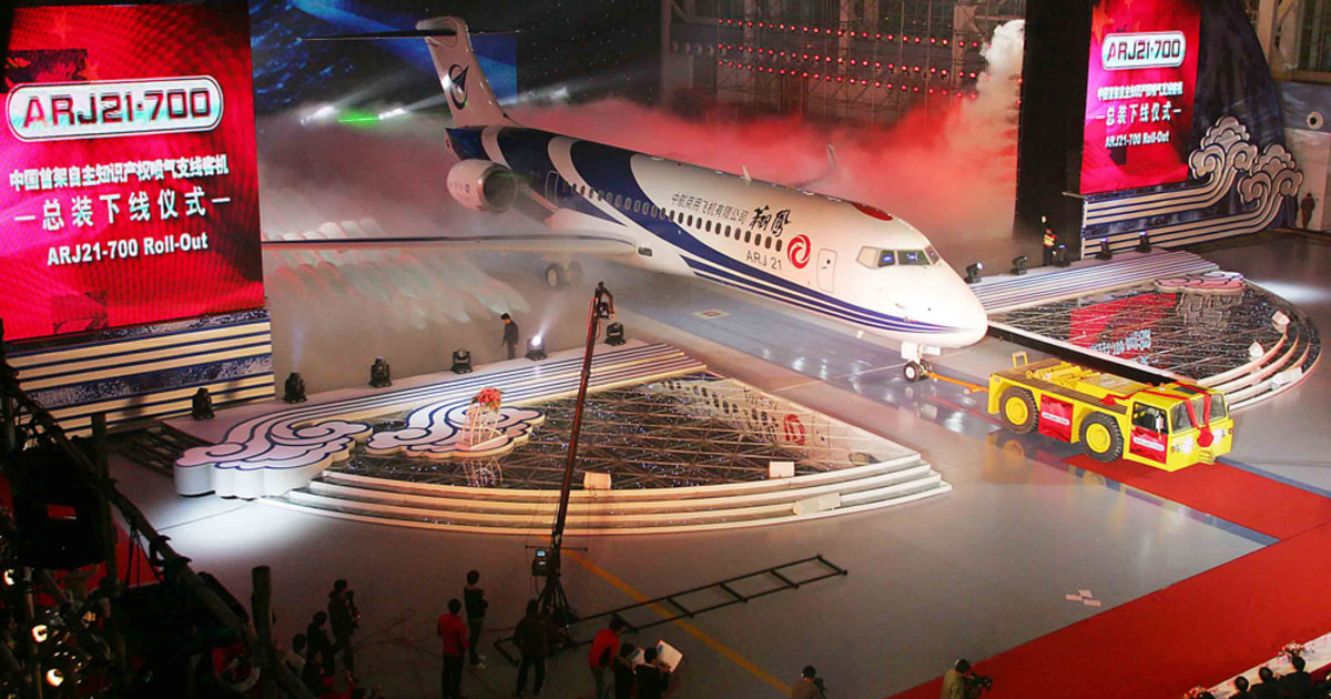 China's first commercial jet to take flight