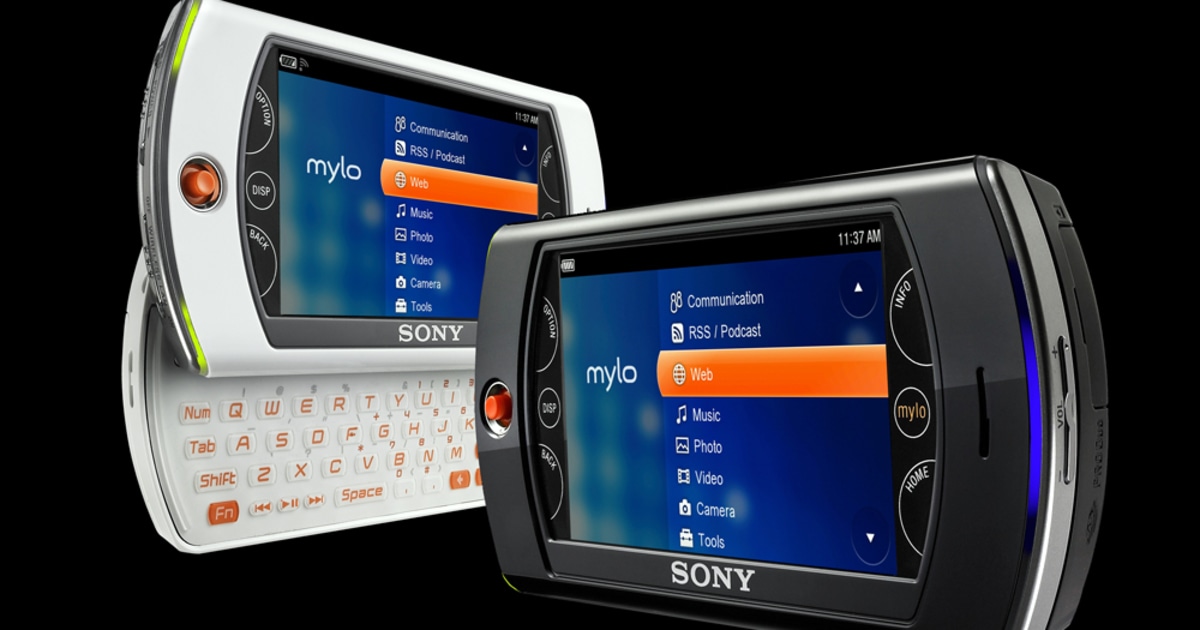 Sony Mylo. Sony 2008. Sony Player с сенсорным экраном. SMARTZONE.