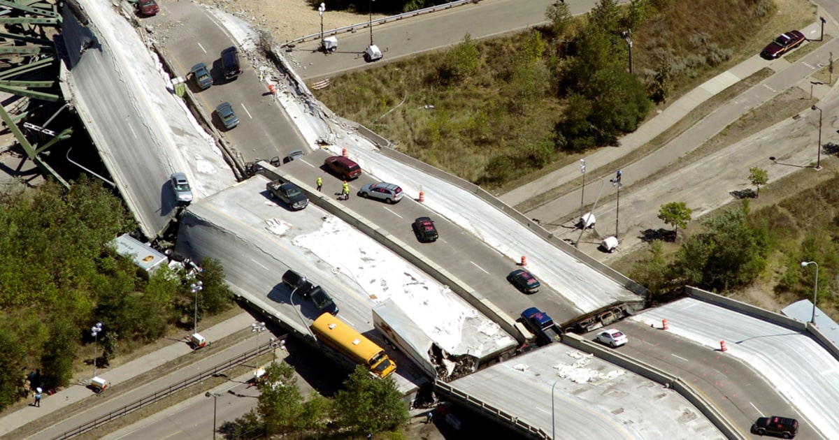 Doomed bridge’s weakest areas carried 191 tons