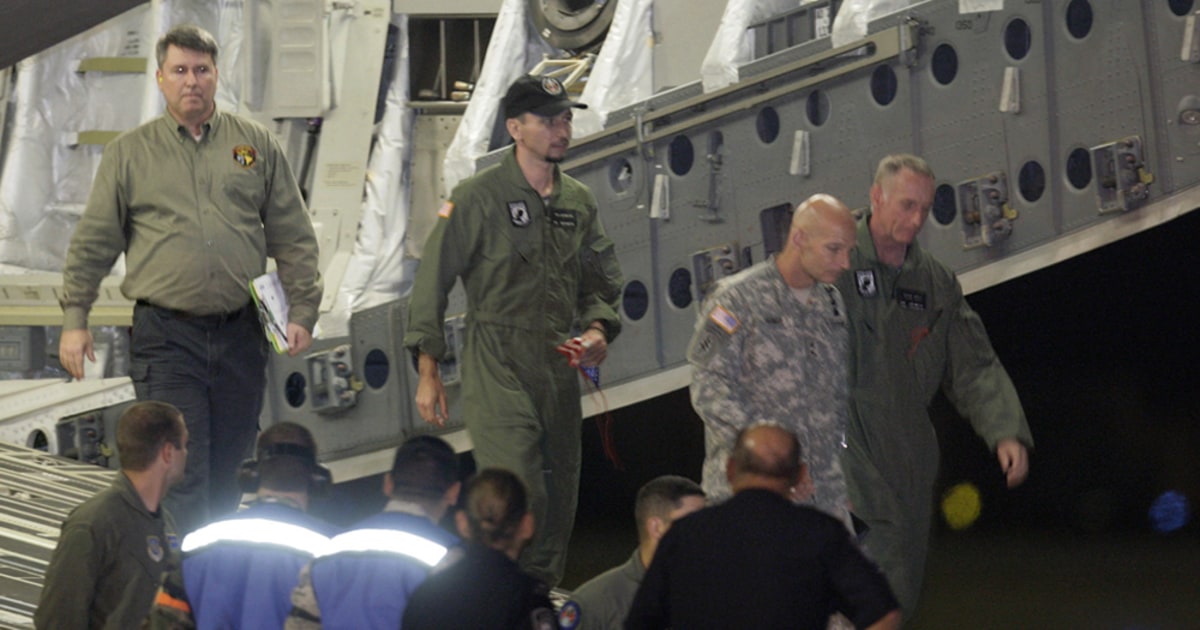 Hostages Rescued Photo 3 rescued U.S. hostages arrive safely in Texas